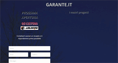 Desktop Screenshot of garante.it