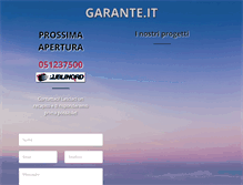 Tablet Screenshot of garante.it